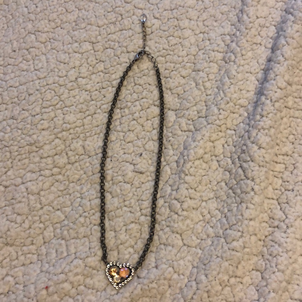 Small heart with Swarovski crystals